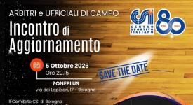 Il Basket CSI Bologna inizia dagli Arbitri Il Basket CSI Bologna inizia dagli Arbitri