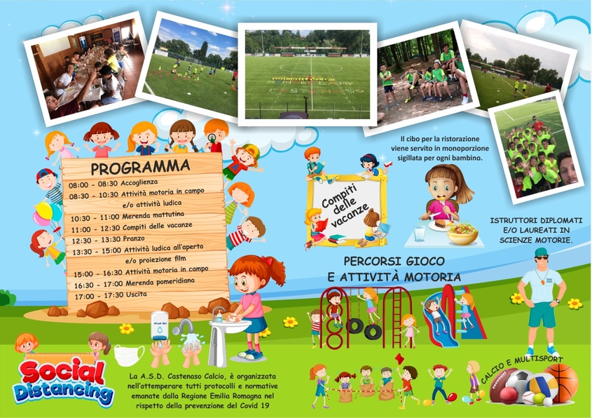 centro estivo castenaso calcio VOLANTINO