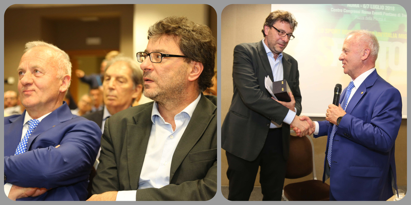 S FACTOR Giancarlo Giorgetti e Vittorio Bosio per il futuro dello sport