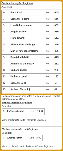 Assemblea Regionale Elettiva collage