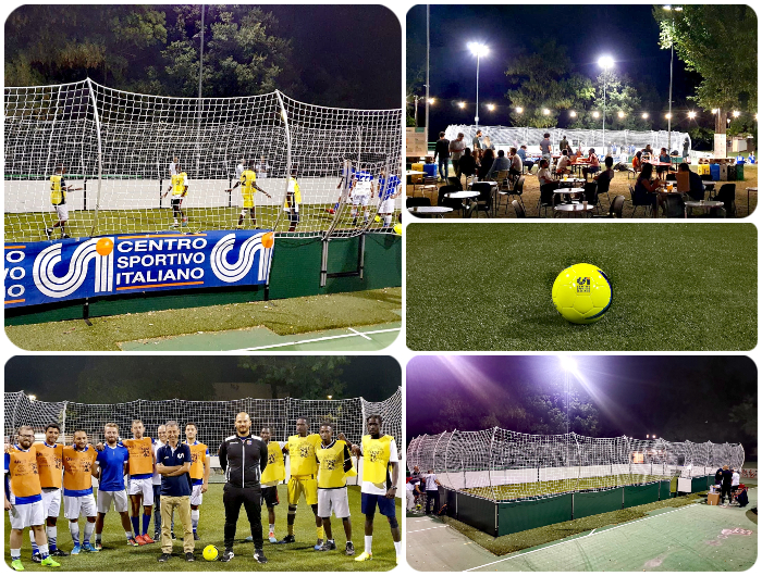 Garden s Cage ai Giardini Margherita partito il calcio 4 vs 4