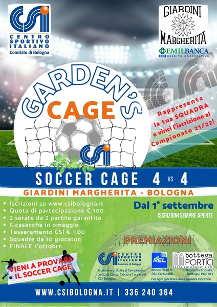 SOCCER CAGE VOLANTINO sempre aperte