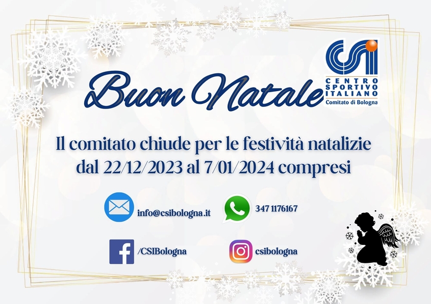 chiusura natalizia 2023