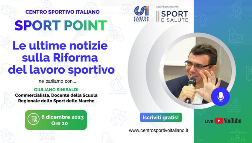 ultime sulla riforma sportiva del lavoro sportivo