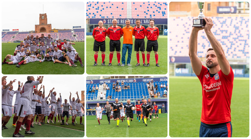 Il Calcio CSI Bologna allo Stadio DallAra brividi da Champions 1