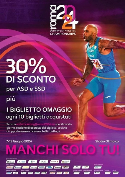 campionti europei atletica leggera 2024