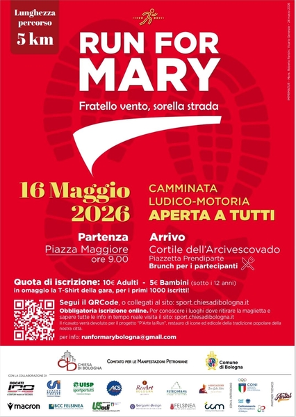 Torna la Run For Mary la Camminata ludico motoria aperta tuttijpg