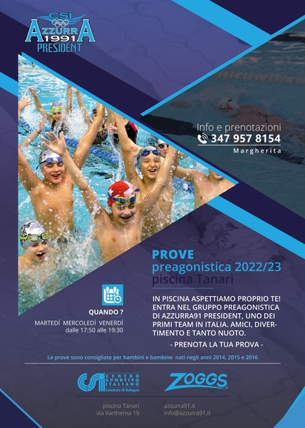 corso nuoto preagonistica