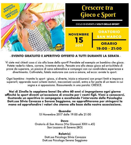 Crescere tra Gioco e Sport