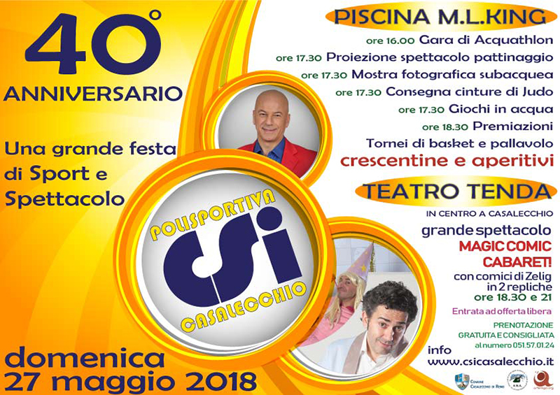 40 anniversario della Polisportiva CSI Casalecchio