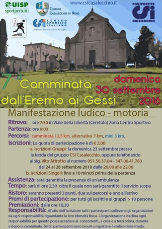 7 camminata eremo gessi