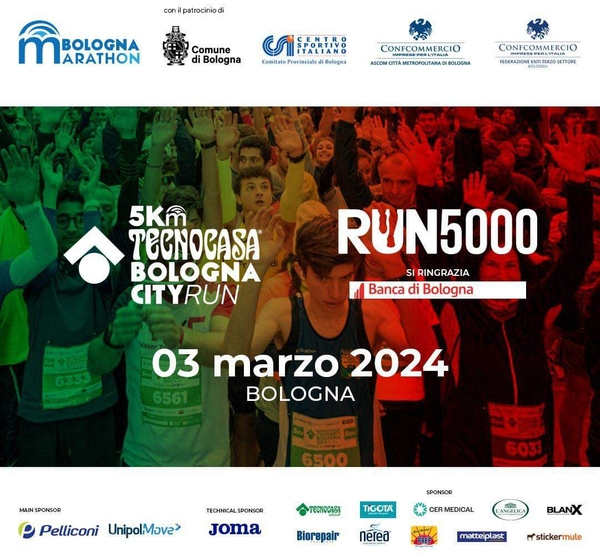 Bologna City Run 5000 con Tecnocasa e CSI Bologna 2