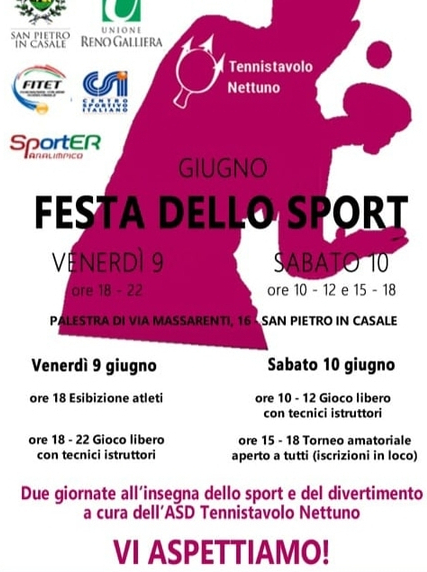 festa dello sport giugno san pietro