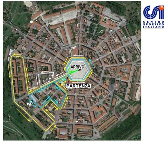 7 Campionato nazionale di corsa su strada  percorso