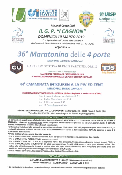 36 MARATONINA 4 PORTE