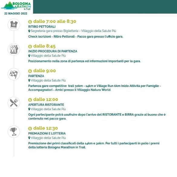 programma marathon trail