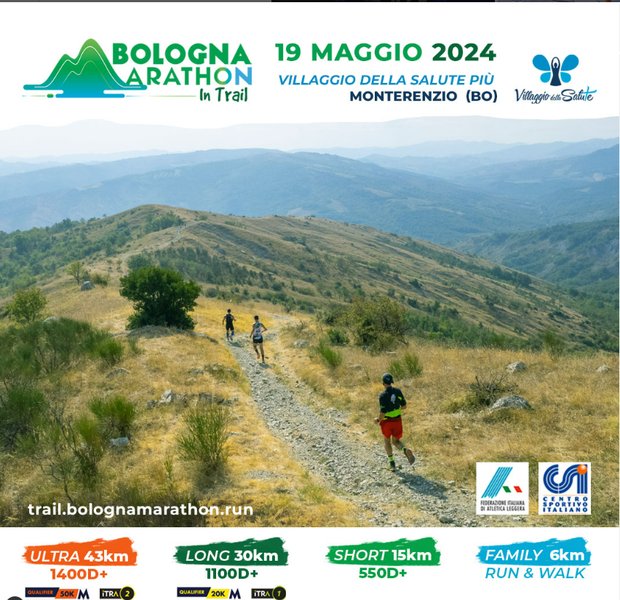 bologna marathon in trail 2024
