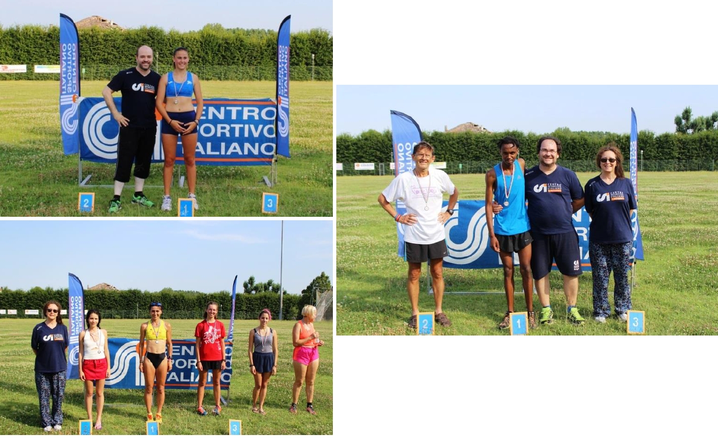 collage Campionato Provinciale di Atletica Leggera su pista 2017