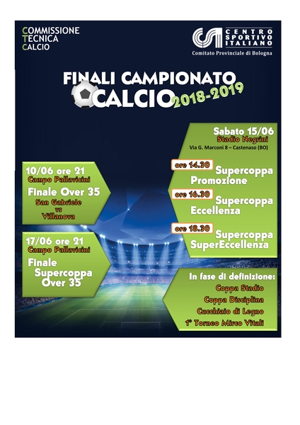 Finali calcio 20182019
