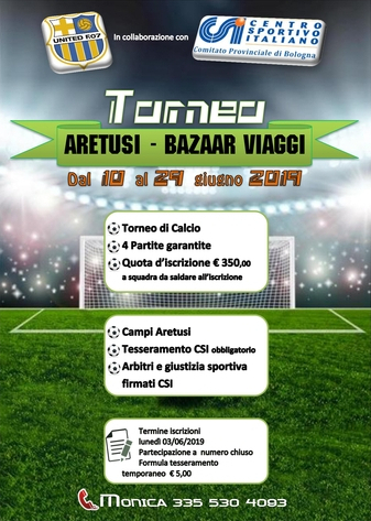 volantino torneo aretusi