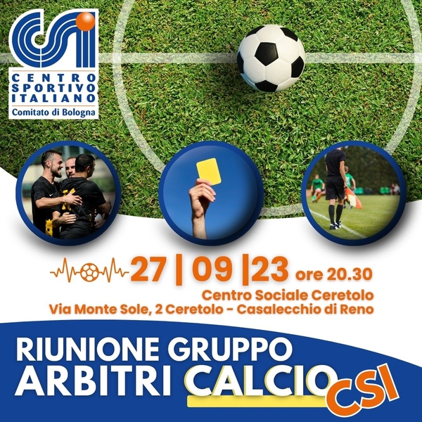 RIUNIONE ARBITRI CALCIO 27 09