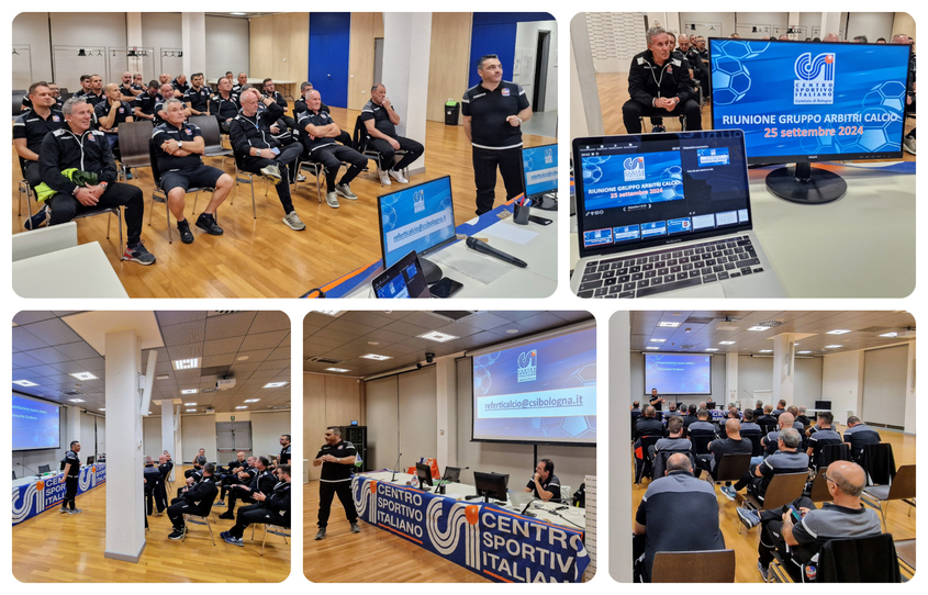 Il raduno arbitri calcio apre la stagione 202425