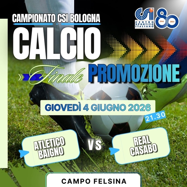 FINALI PROMOZIONE 4 GIUGNO 2026