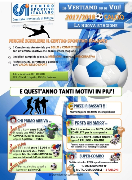 Promozione calcio a 11 17 18