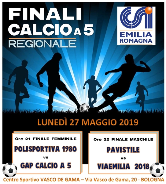 FINALI REGIONALI CALCIO A 5 formato a5