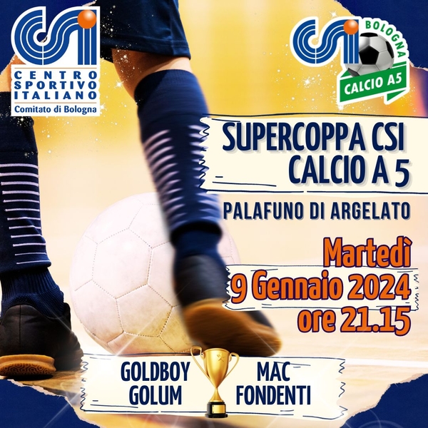 supercoppa calcio a 5 gennaio 2024