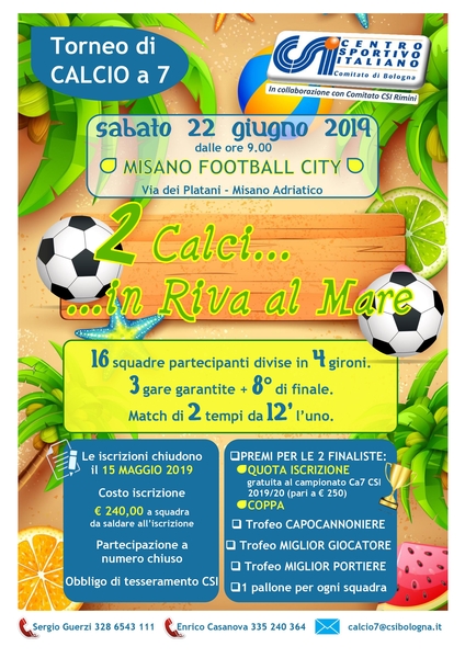 torneo due calci in riva mare