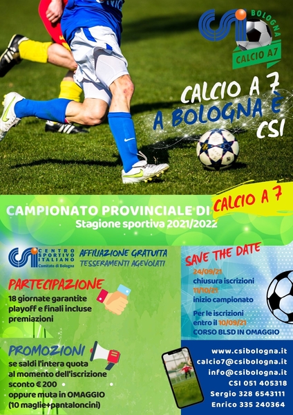 calcio a 7 2021 22
