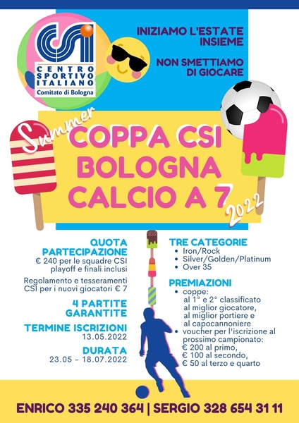 COPPA CSI BOLOGNA volantino
