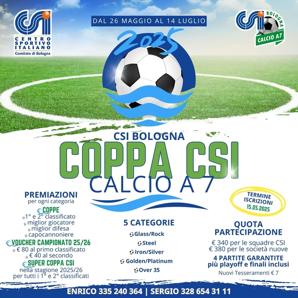 COPPA CSI CALCIO A 7 2025