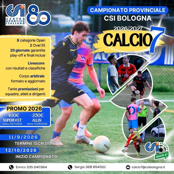 CALCIO A 7 A.S. 20262027
