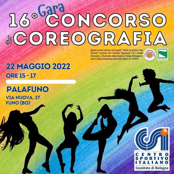 volantino gara coreoggrafia 2022