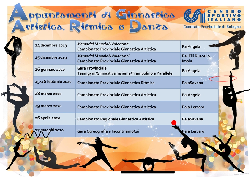 appuntamenti ginnastica 2019 20