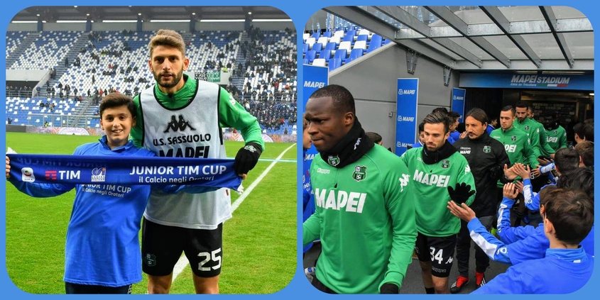 Junior TIM Cup si parte ed è subito pre gara di Bologna Milan COLLAGE