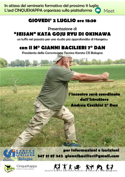 karate in attesa seminario