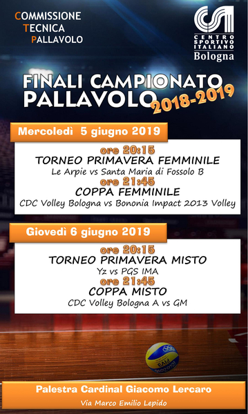 finali pallavolo 2019