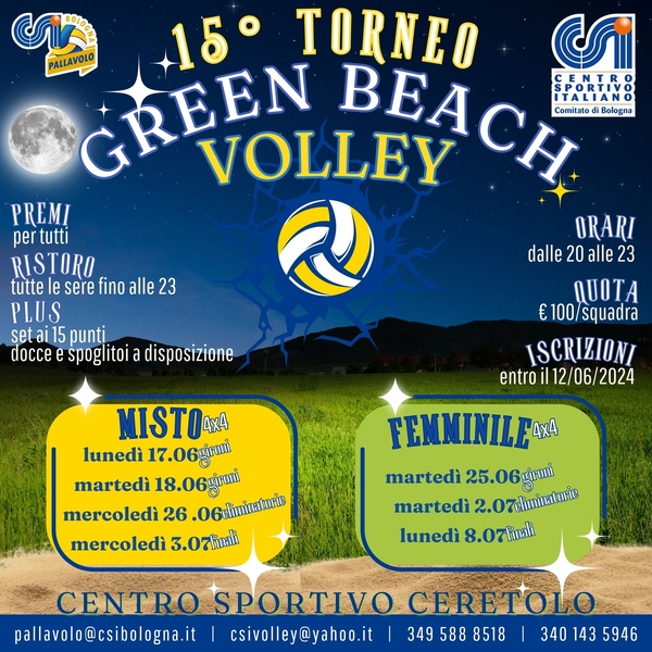 GREEN BEACH VOLLEY 2024