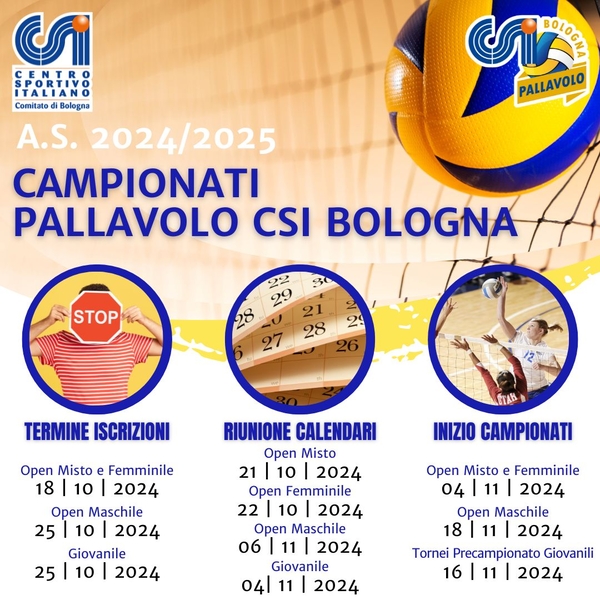 appuntamenti pallavolo 2024