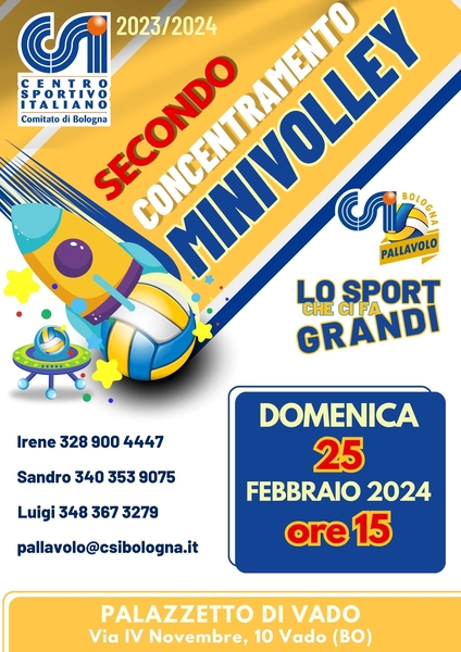 secondo concentramento minivolley