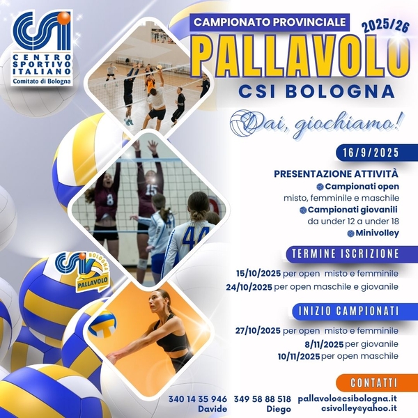 PALLAVOLO STAGIONE 2025 26