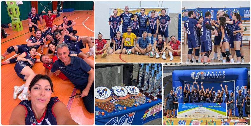 Gnu Tim Volley sale sul podio alle Finali Nazionali CSI