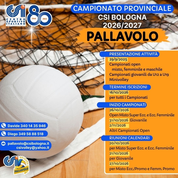 PALLAVOLO DATE 2026