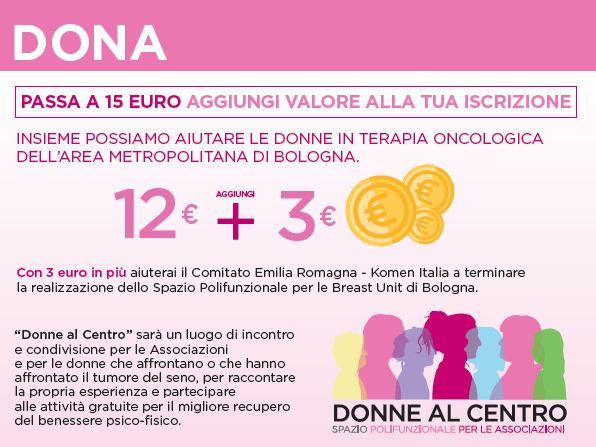 RACE FOR THE CURE BOLOGNA 2018 donazione