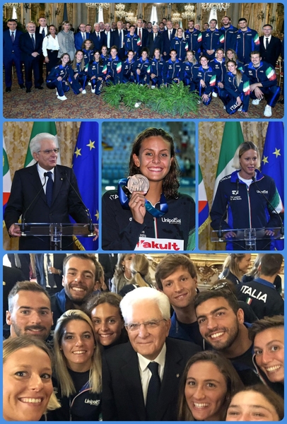 Martina Carraro ricevuta al Quirinale