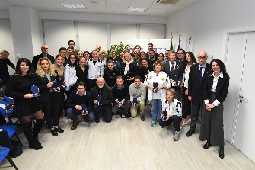 Medaglie al Valore Atletico al Coni premiata Ilaria Bianchi e altri 37 3