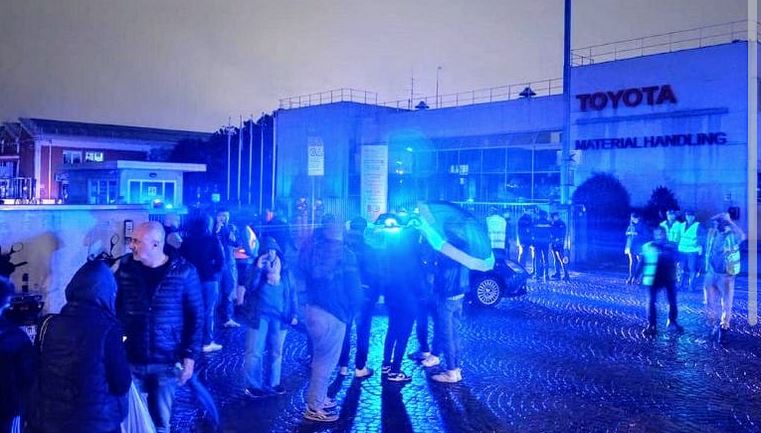 Solidarietà per le vittime della strage della Toyota Material Handing